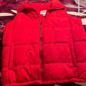 Red Old Navy Vest